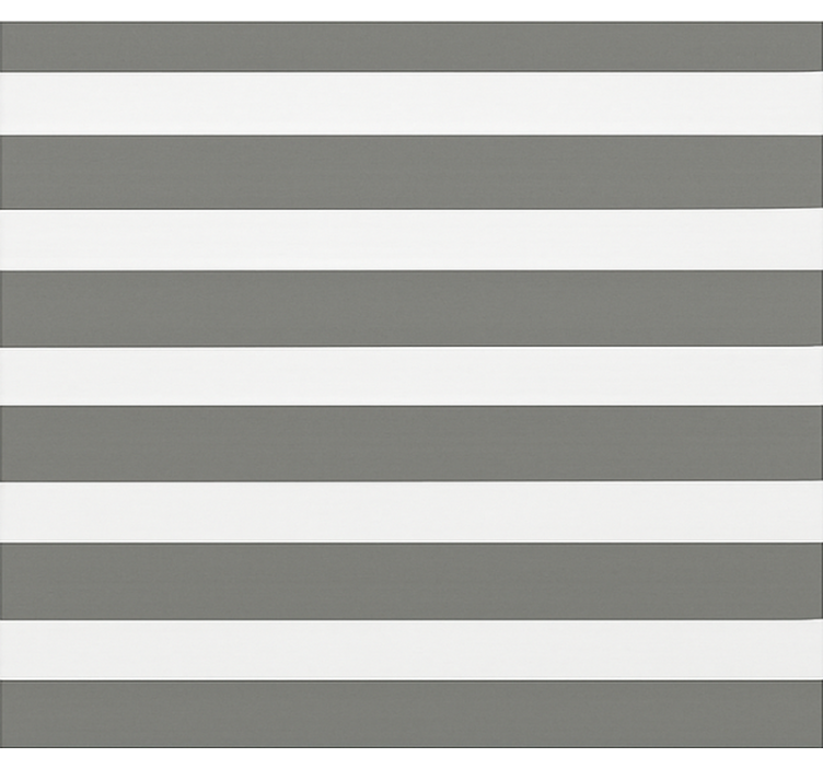 Grayscale striped pattern  dining room blind - TenStickers