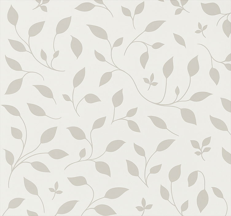 Scandinavian blind with soothing leaf floral design - TenStickers