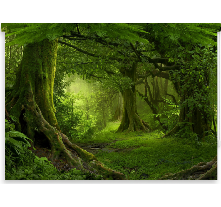 Tree blind lush woodland retreat - TenStickers