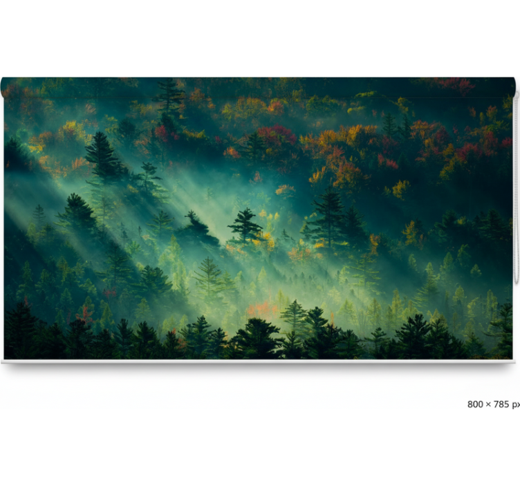 Tree blind the gloomy forest - TenStickers