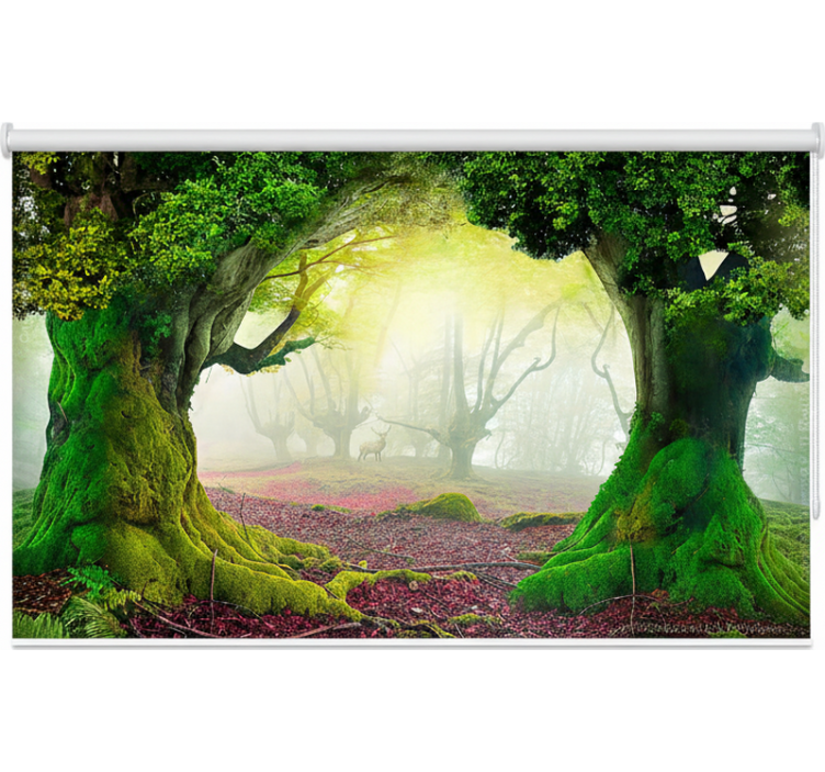 Tree blind eternal forest gateway - TenStickers
