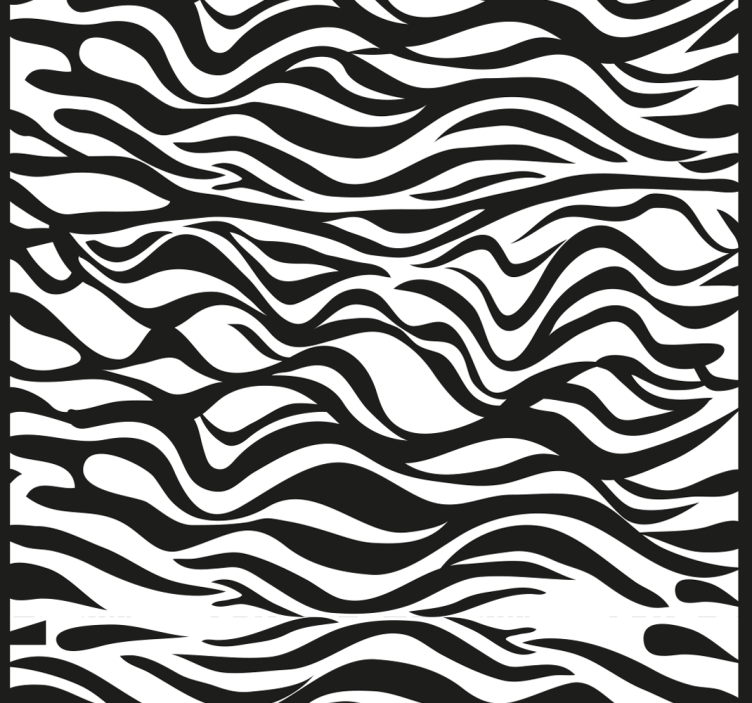 Home office blind zebra stripes design - TenStickers