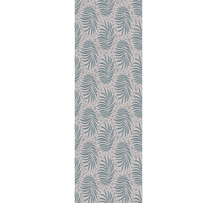 Tropical palm leaves dining room blind - TenStickers