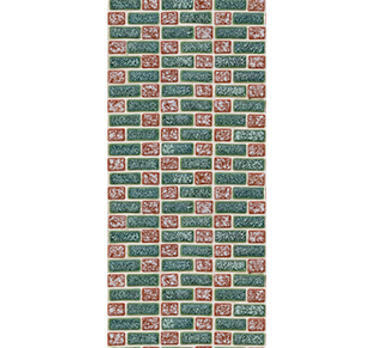 Blind kitchen simple brick tiles - TenStickers