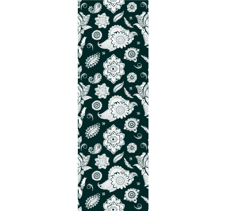 Blind kitchen indian paisley design - TenStickers