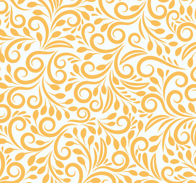Blind kitchen yellow polish flowers - TenStickers