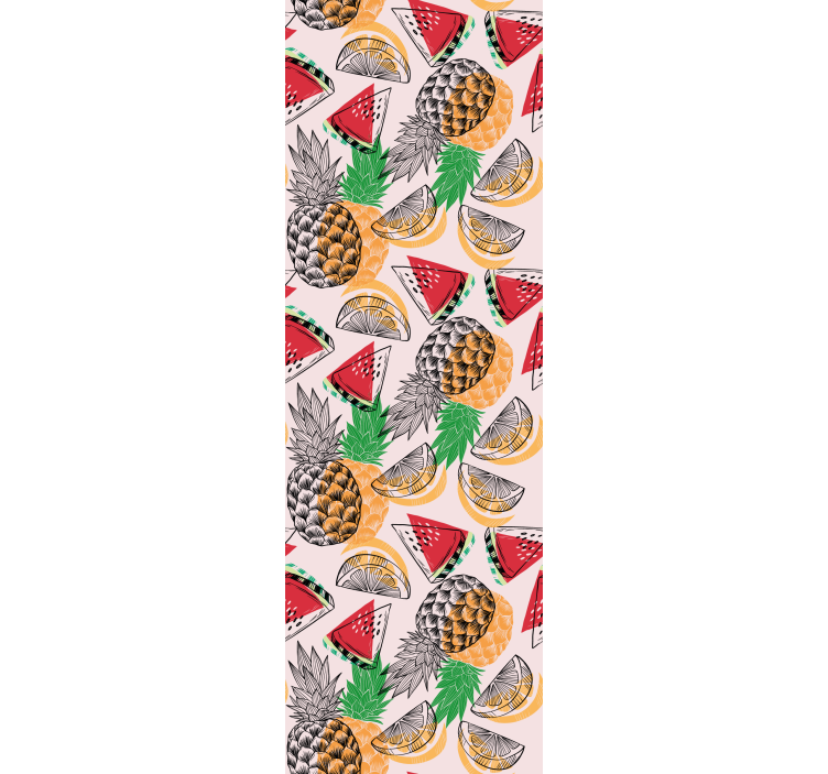 Blind kitchen pineapple summer print - TenStickers