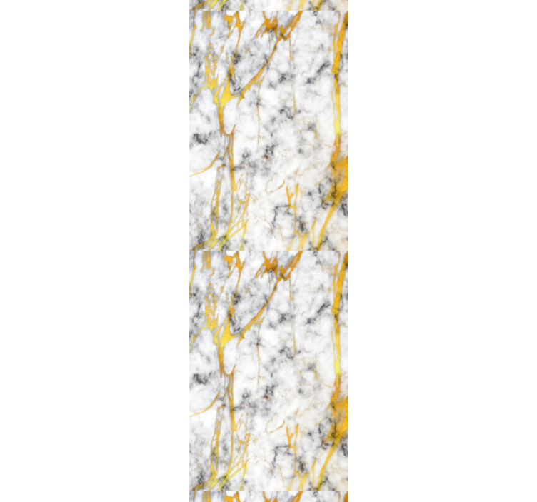 Dining room blind in elegant gray and gold marble - TenStickers