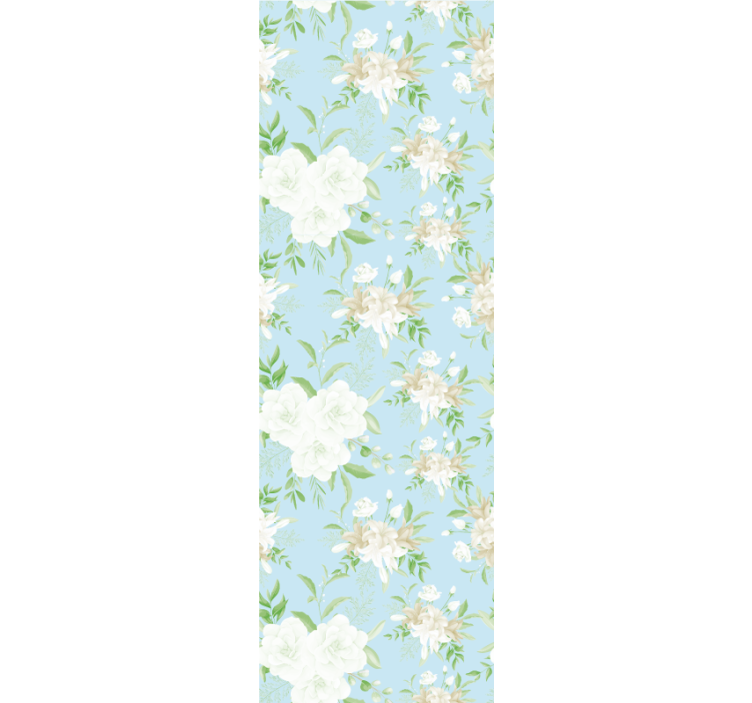 Wild floral grandmillenial style dining room blind - TenStickers