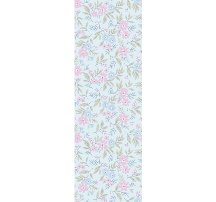 Shabby chic spring dining room blind - TenStickers