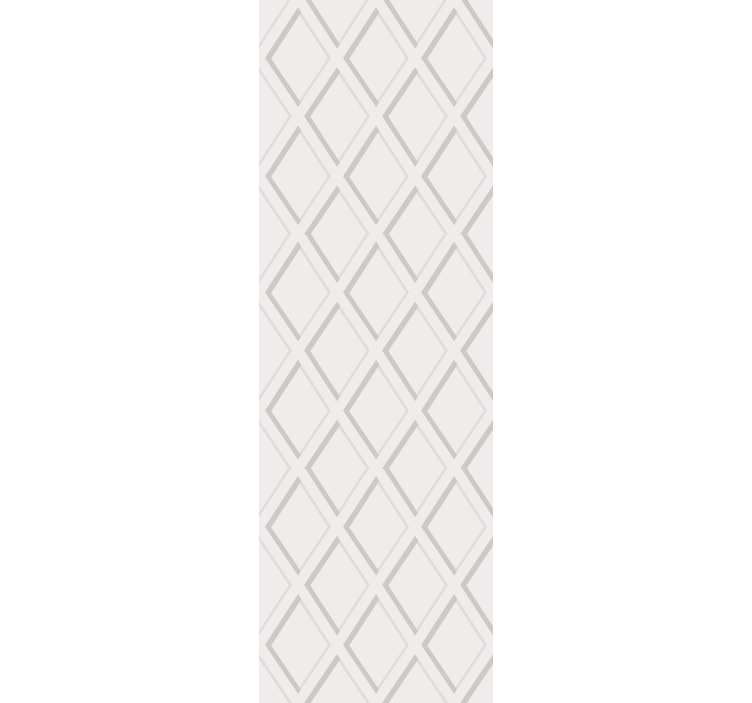 Dining room blind with 3d diamond hamptons pattern - TenStickers