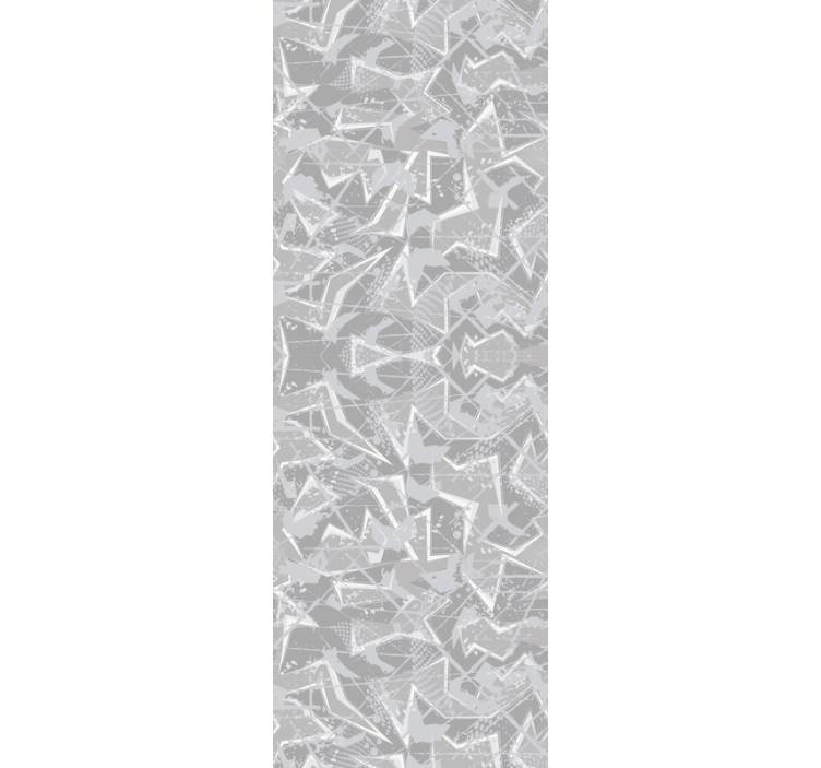 Dining room blind in gray 80's fine graphics - TenStickers