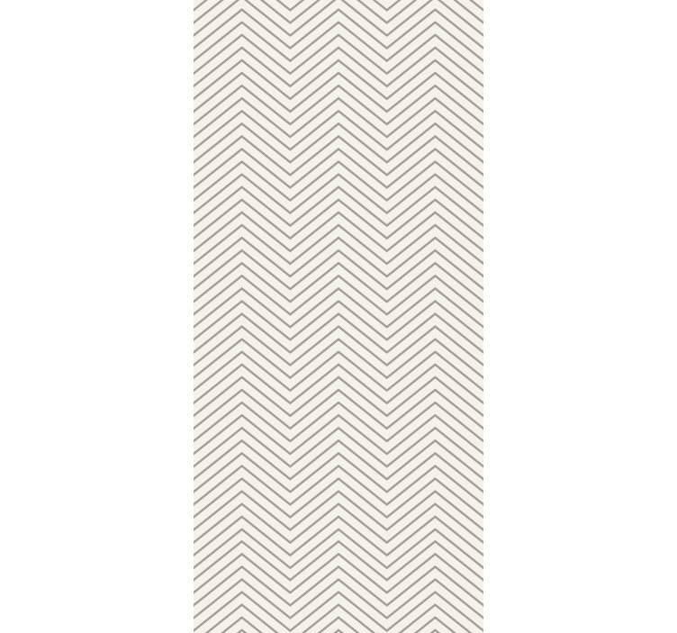 Dining room blind with grey stripes - TenStickers