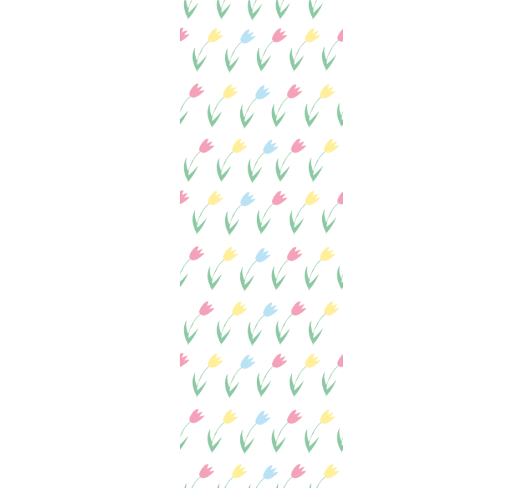 Blind children colourful tulip flower design - TenStickers