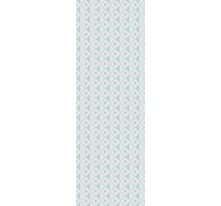 Blind children blue and white rhombus design - TenStickers