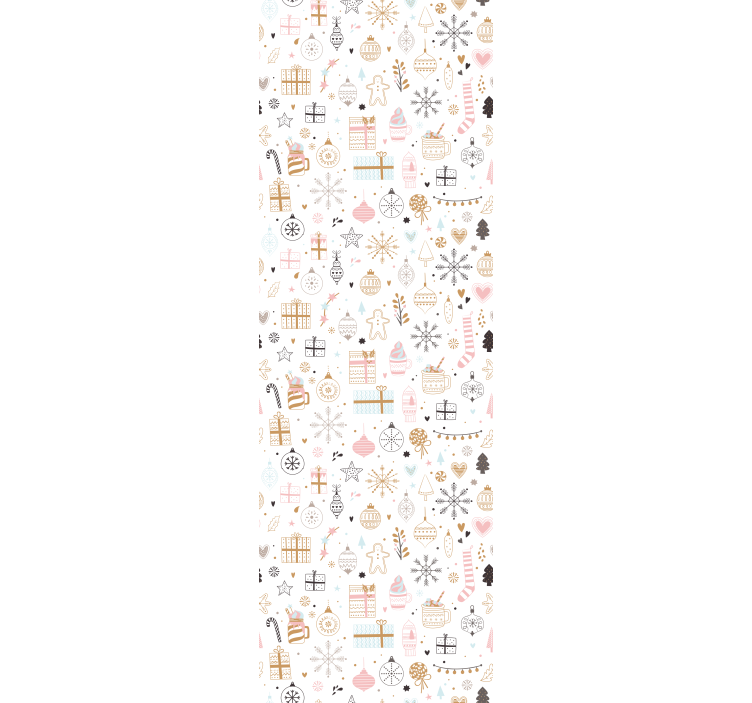 Blind children winter christmas design - TenStickers