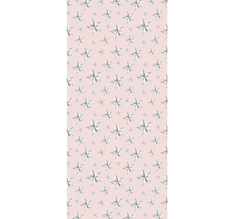 Blind children white stars on pink background - TenStickers