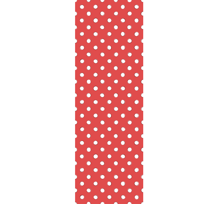 Blind children white retro polka dots - TenStickers