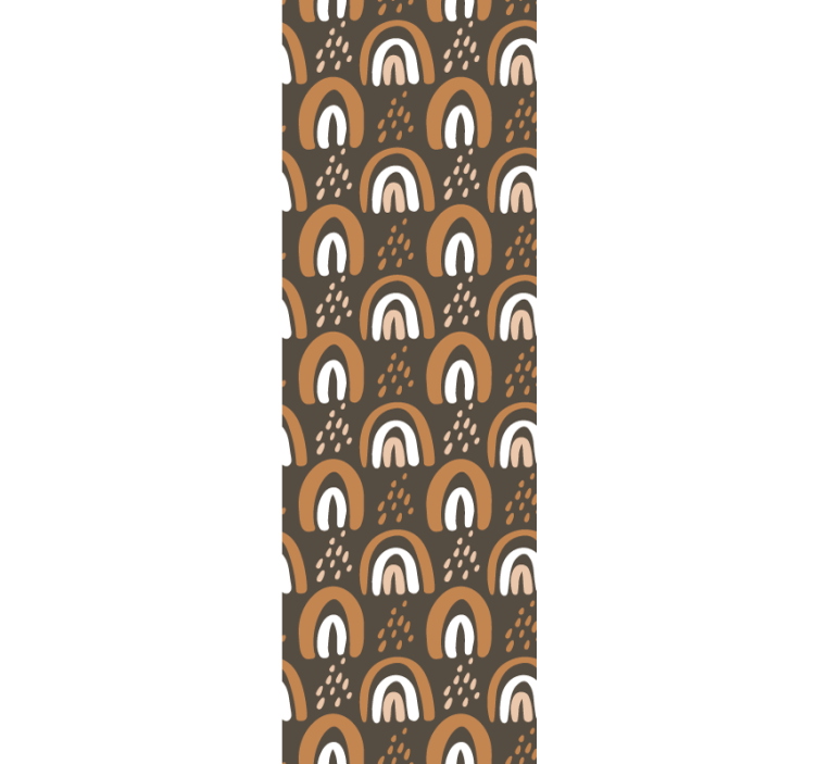 Blind children rainbows pattern with drops and rain - TenStickers