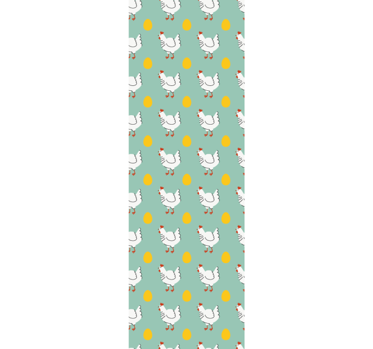 Blind children white chick blue background - TenStickers