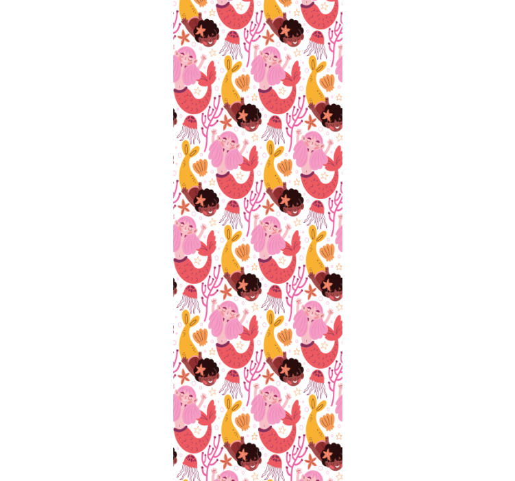 Blind children mermaid child cartoon smiling - TenStickers