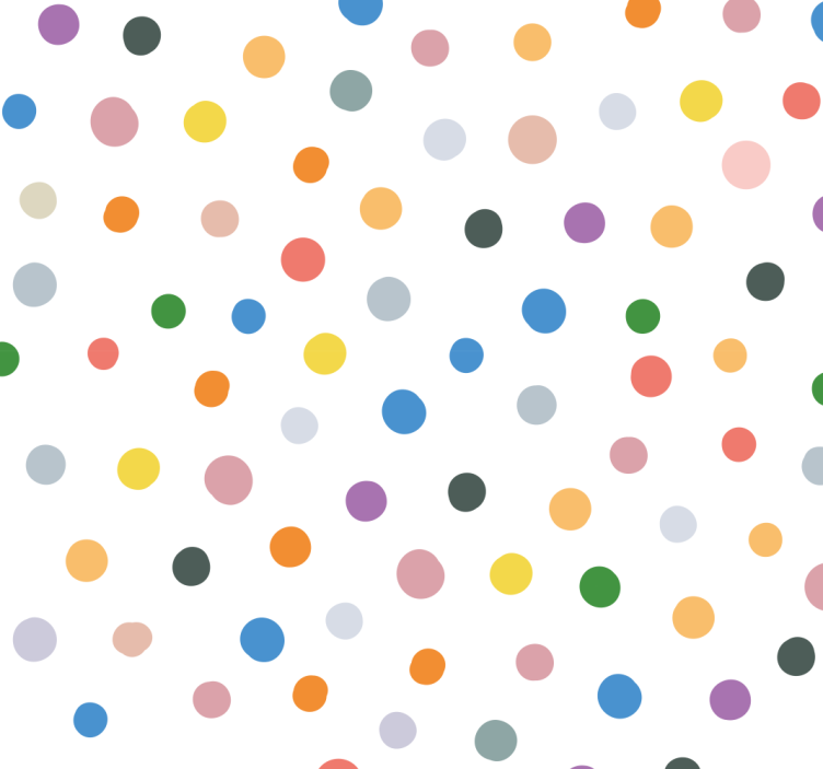 Blind children colorful dots on white - TenStickers