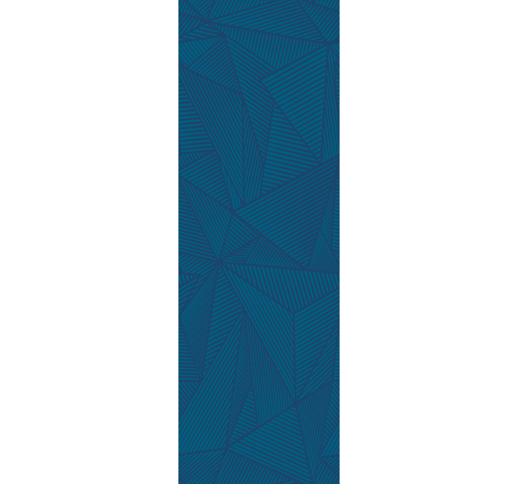 Blind office blue geometric simple pattern - TenStickers