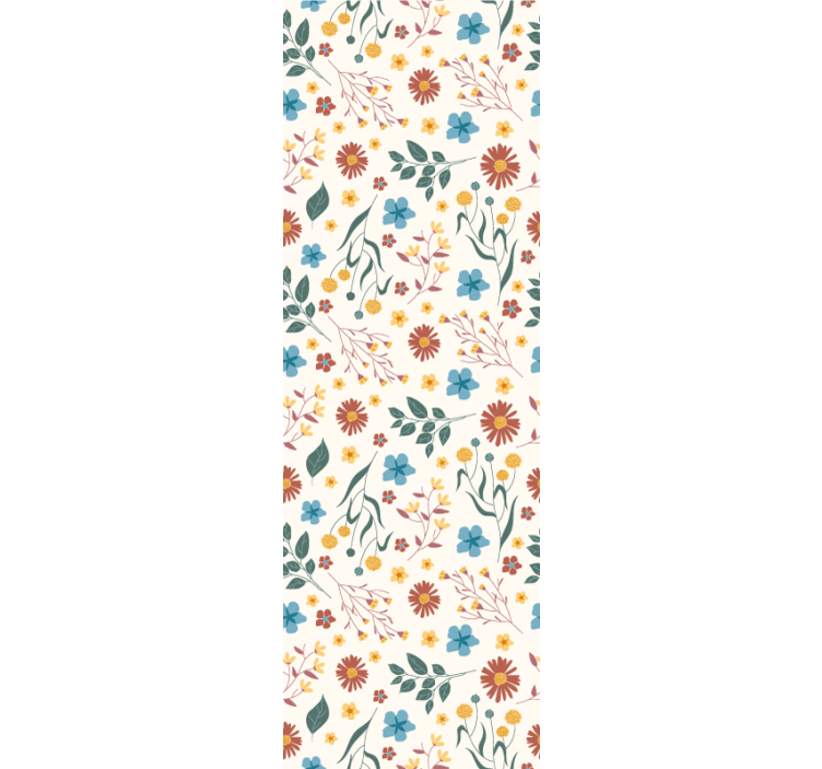 Blind office with various flowers and plants - TenStickers