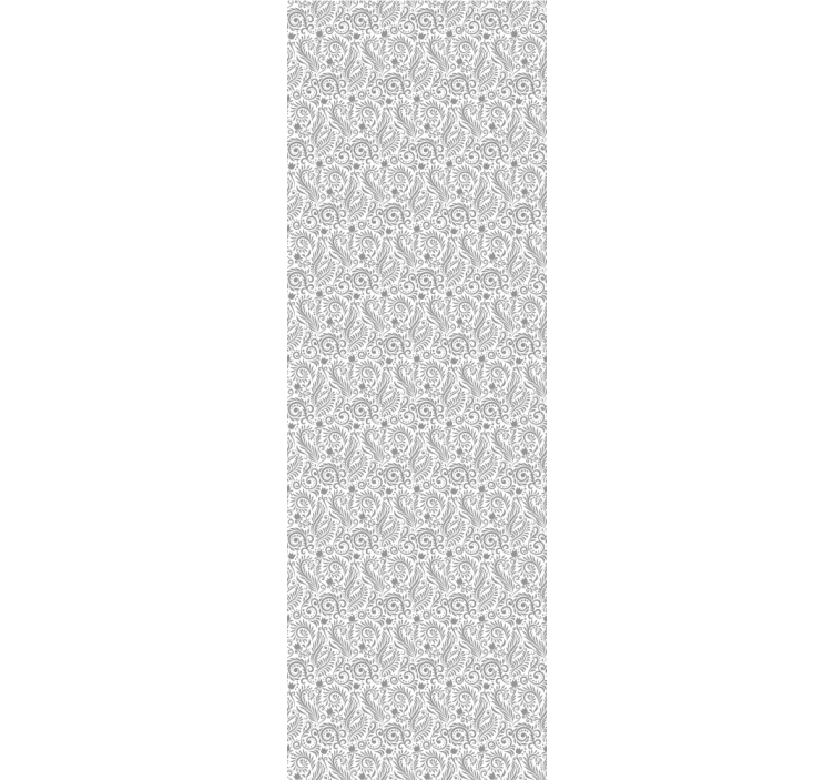 Blind office vintage ornamental flowers - TenStickers