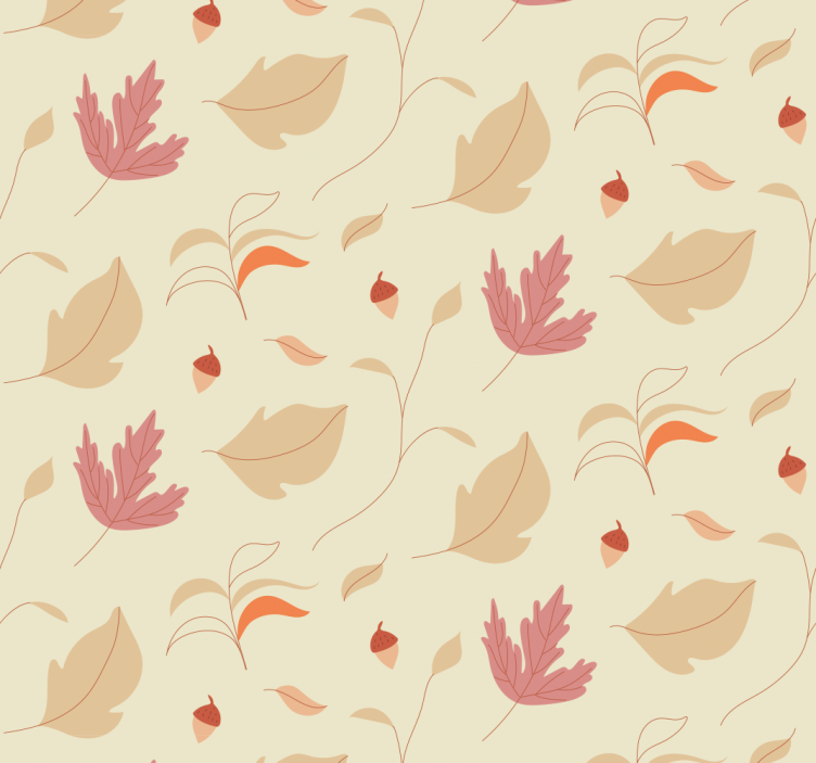 Blind office autumn leaves design - TenStickers