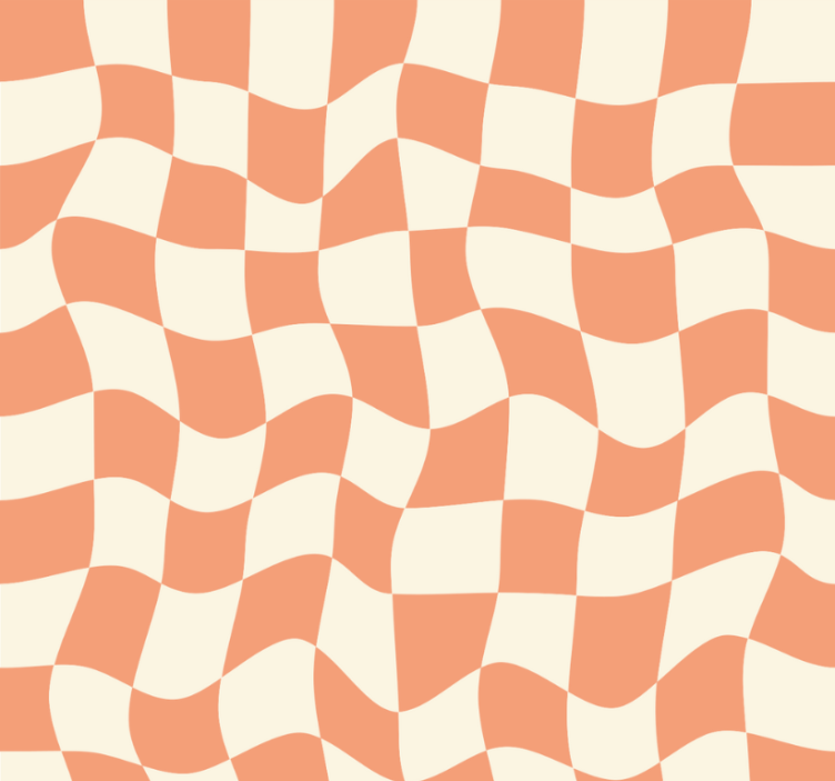Blind teens in a funky checkerboard design - TenStickers