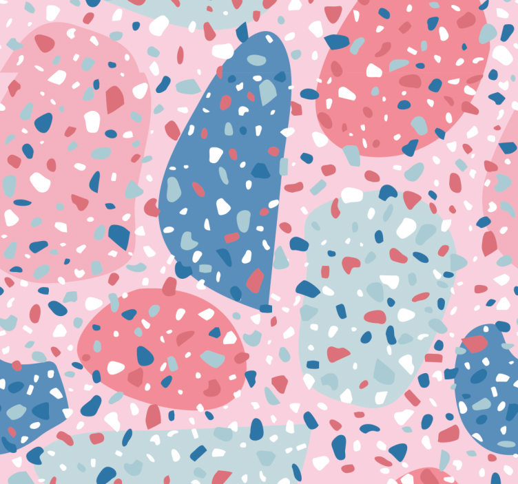 Blind teens pink terrazzo - TenStickers