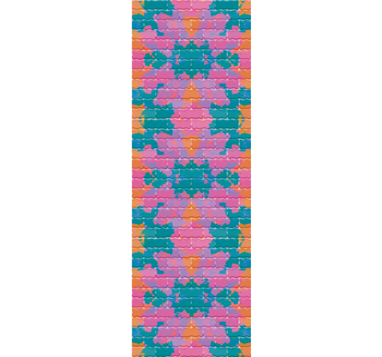 Blind teens graffiti sprayed brick wall - TenStickers