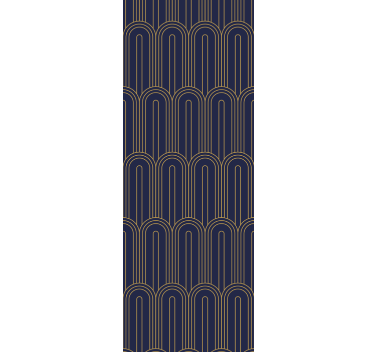 Modern blind arched line design - TenStickers