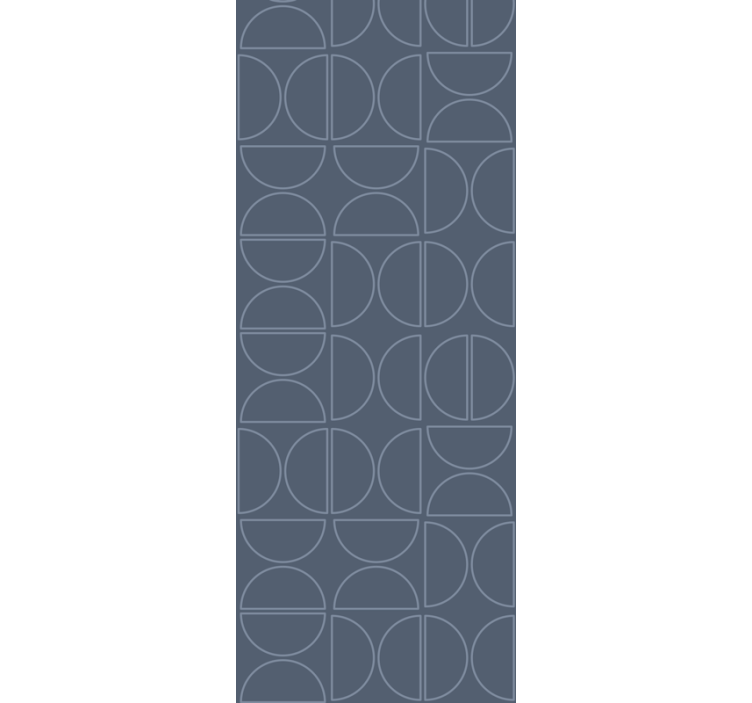 Modern blind with geometric gray design - TenStickers