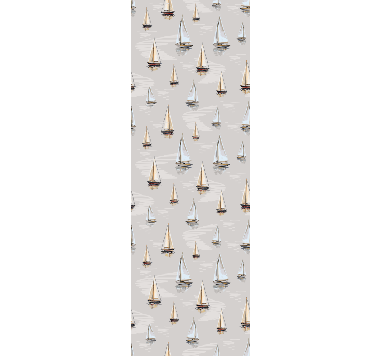 Modern blind with elegant sailboat design - TenStickers