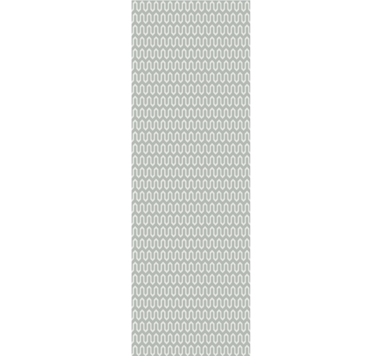 Modern blind in mint green geometric pattern - TenStickers