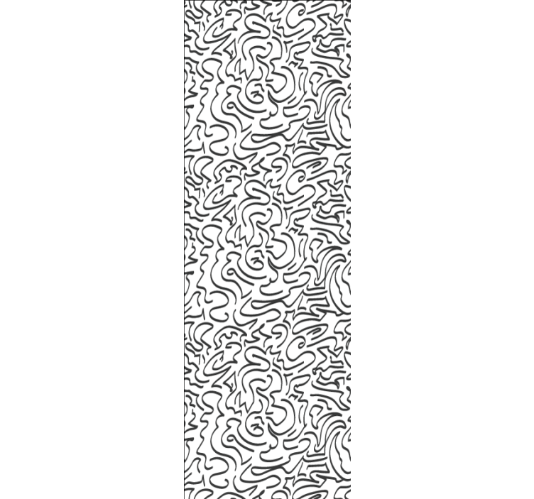 Modern blind with breeze inspired doodles - TenStickers