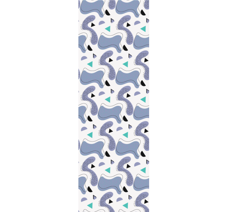 Modern blind in memphis color model with white background - TenStickers