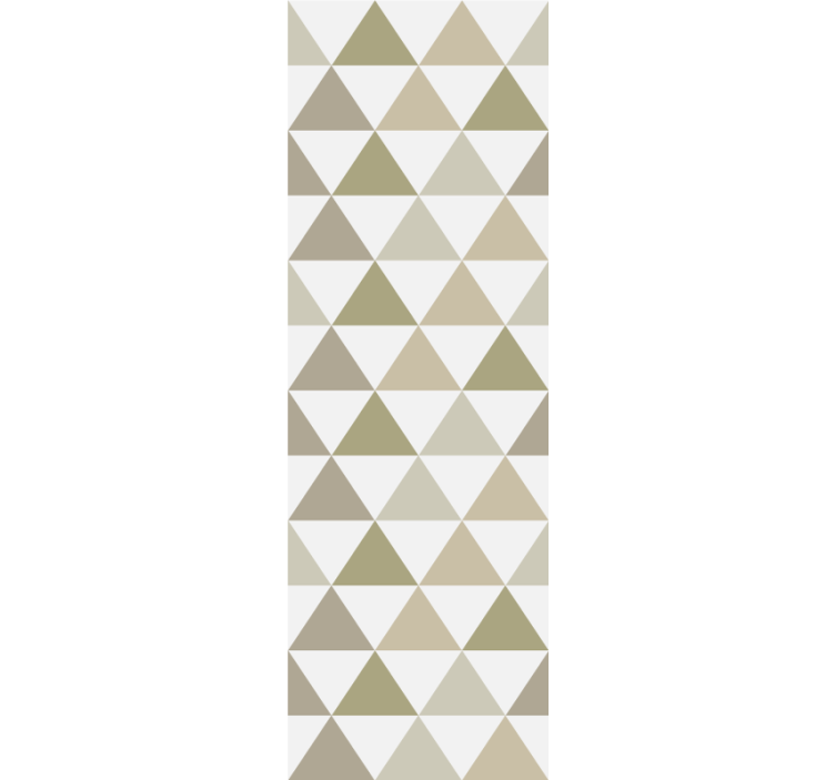 Modern blind in varying shades of beige triangles - TenStickers