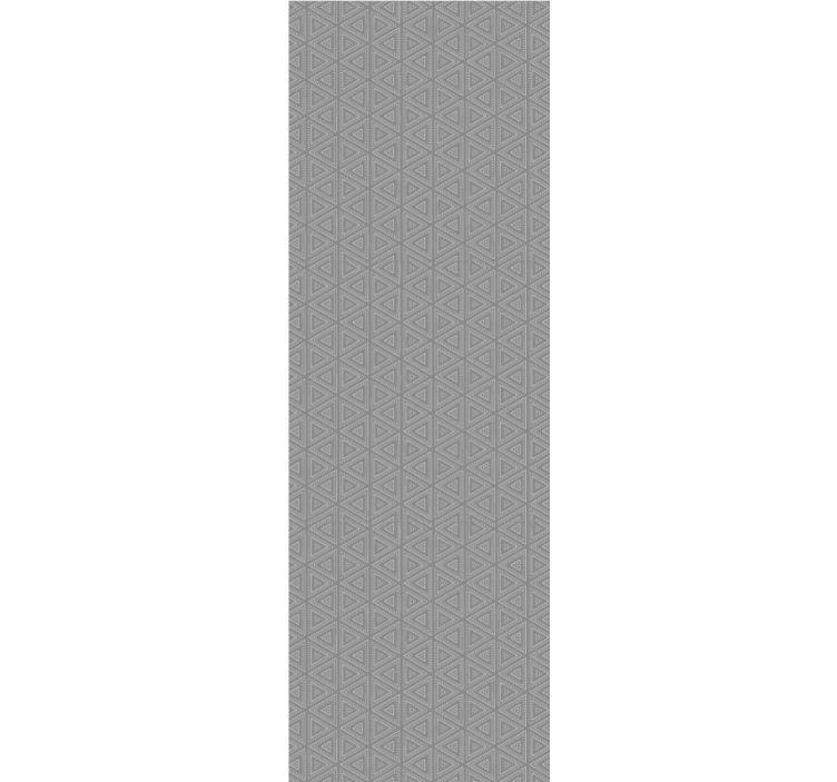 Modern blind in textured grey triangles - TenStickers