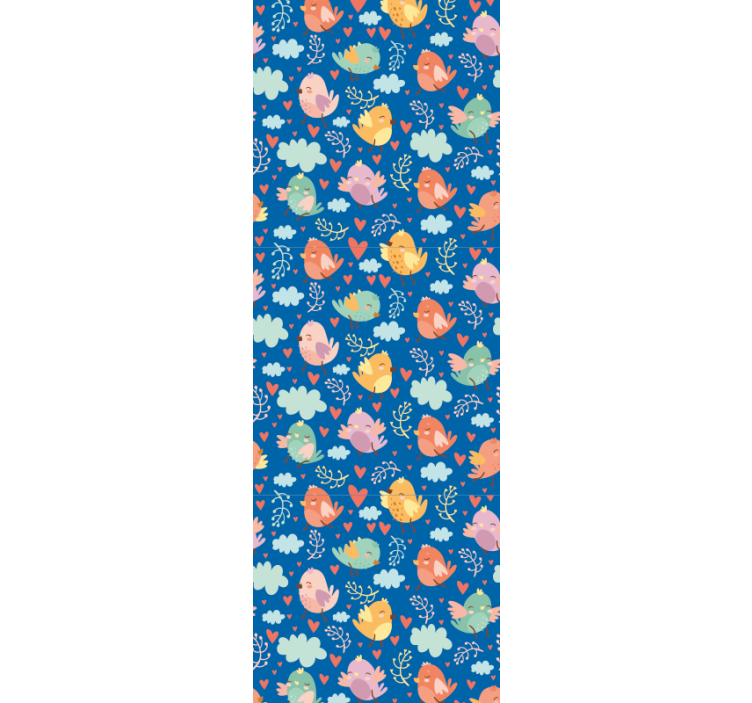 Modern blind with cute flying birds design - TenStickers