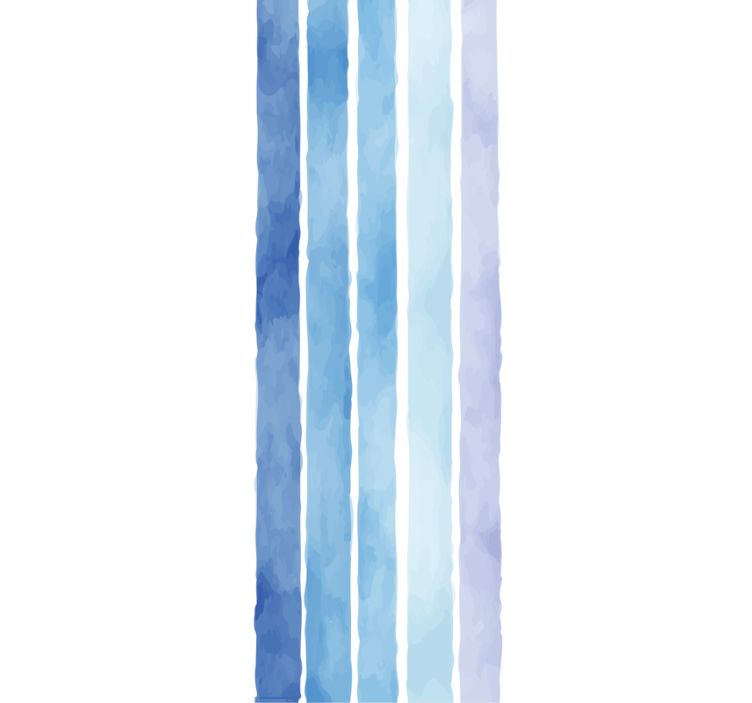 Modern blind in blue watercolor lines pattern - TenStickers