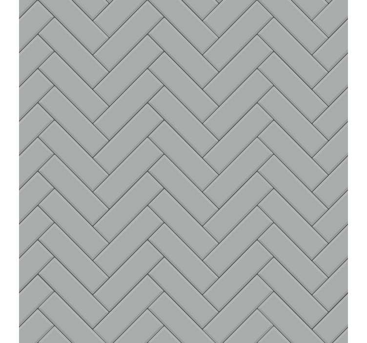 Blind grey herringbone patterned tiles - TenStickers