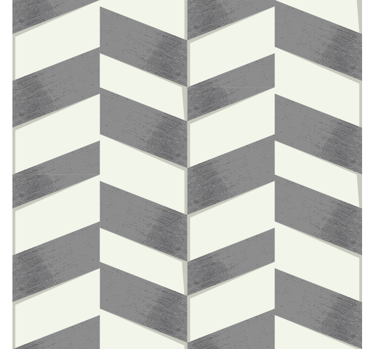 Blind grey chevron curtain - TenStickers