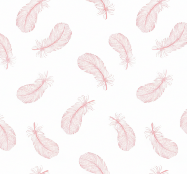 Blind pink pink feather pattern - TenStickers
