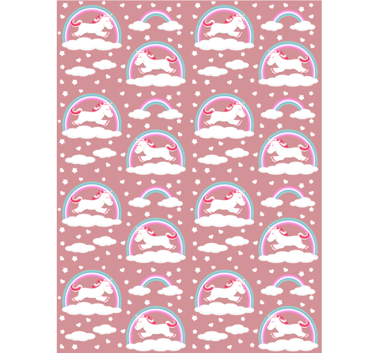 Blind pink magical unicorn design - TenStickers