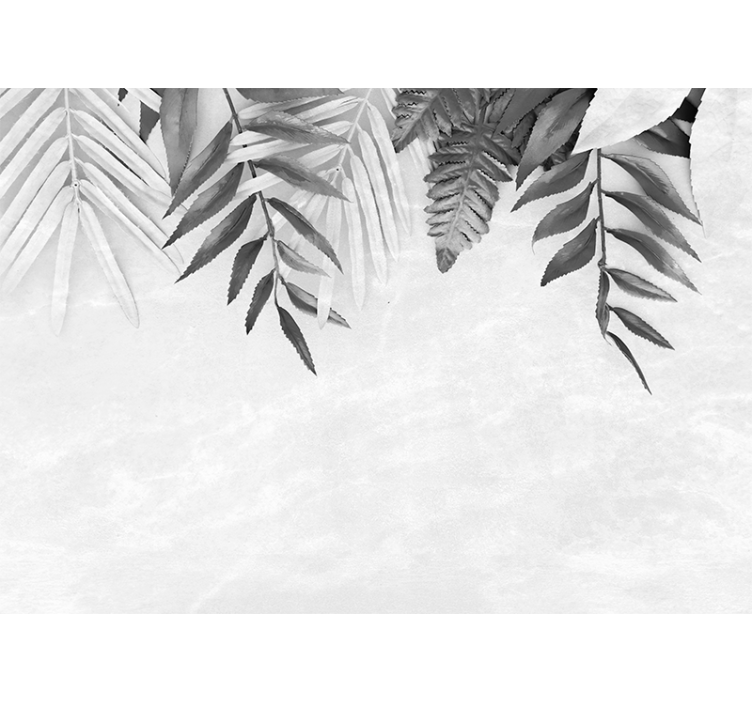 Blind kitchen gray feather curtains - TenStickers