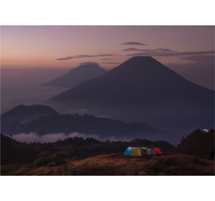 Blind kitchen hikers in the misty mountains - TenStickers