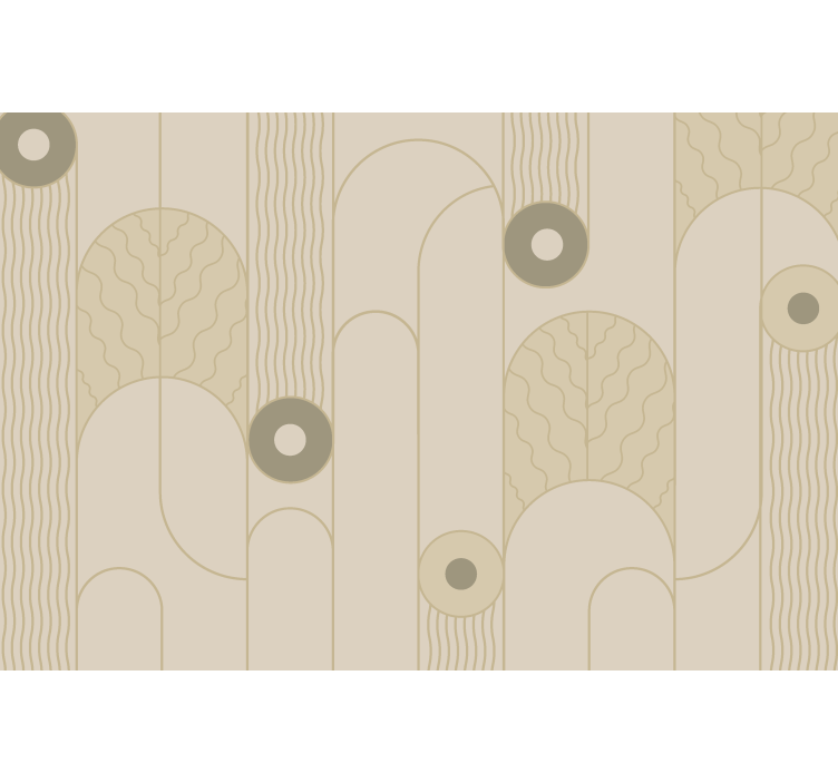 Blind beige abstract beige lines - TenStickers